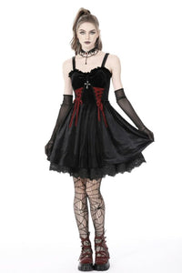 Gothic Lace Up Dress