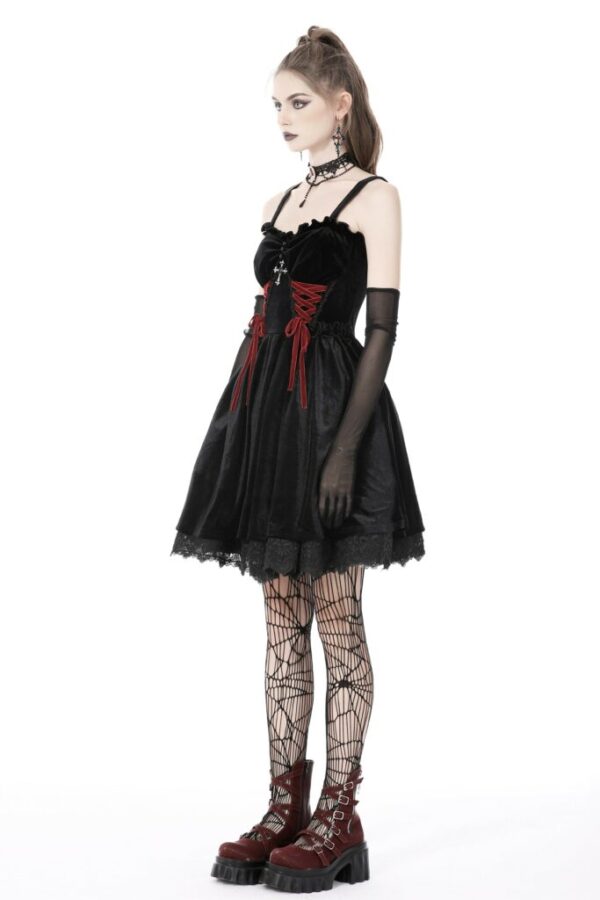 Gothic Lace Up Dress