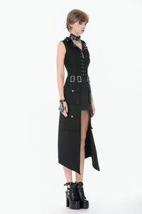 Gothic Lace Up Vest