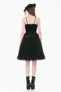 Gothic Velvet Lolita Skirt w/ru