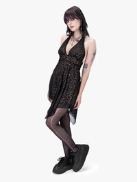 Grave Leopard Mesh Dress