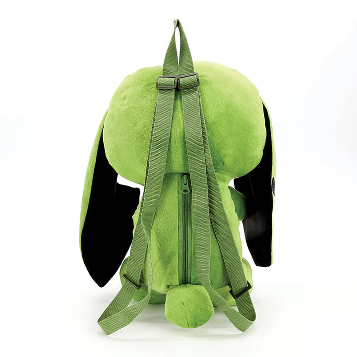 Green Bunny Stuffed Backpack