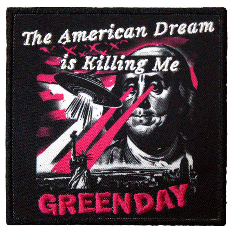Green Day American Dream Woven Patch