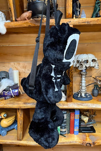 Grumpy Bones Plush Backpack