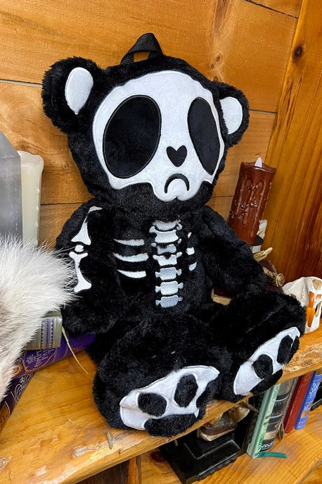 Grumpy Bones Plush Backpack