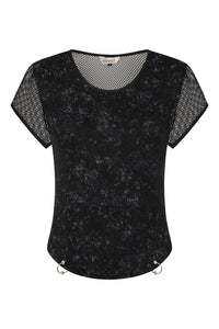 Grunge Grid Top