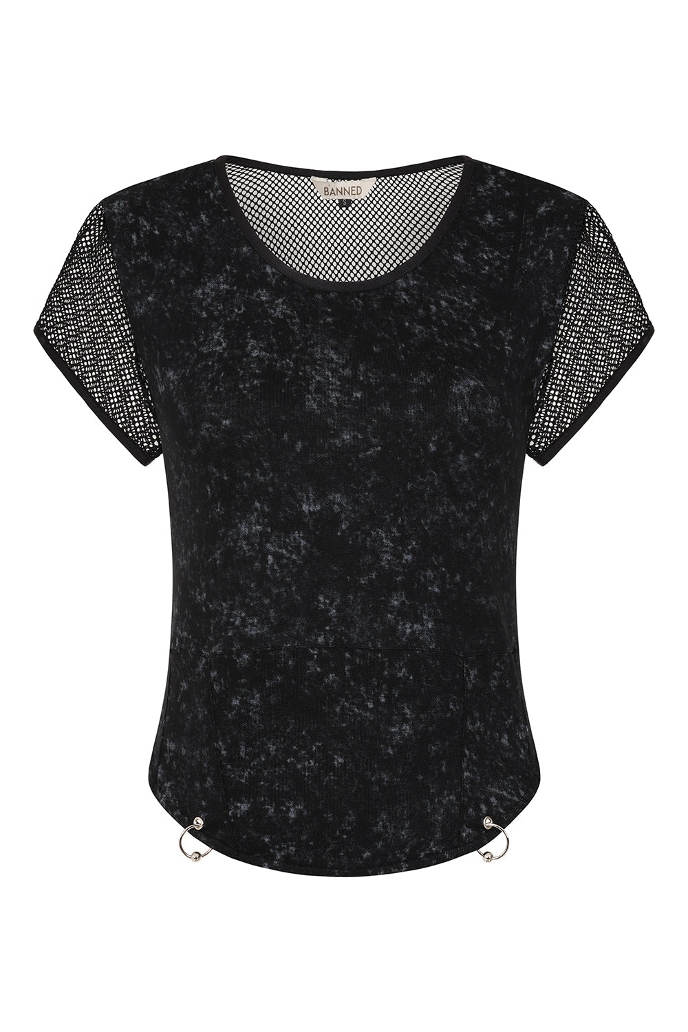 Grunge Grid Top