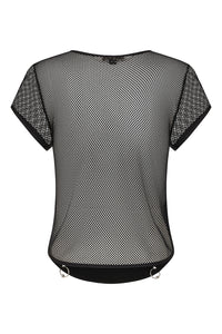 Grunge Grid Top