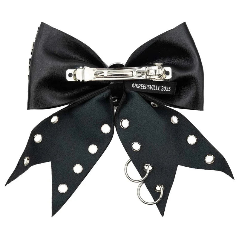 Skull Punk Stud Bow