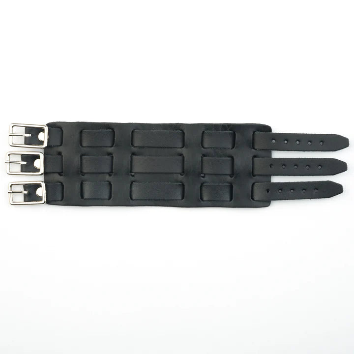 BR 3 row plain watchband black