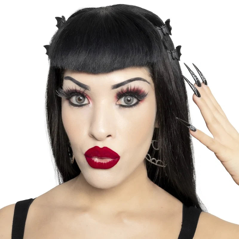Hair Clips-Mini Bat Claws Blk