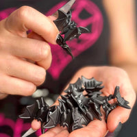 Hair Clips-Mini Bat Claws Blk
