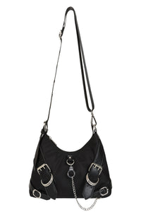 Halo Shackles Hobo Bag Blk