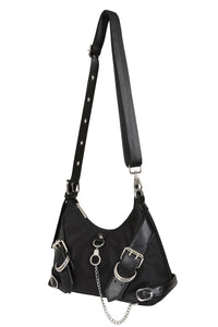 Halo Shackles Hobo Bag Blk