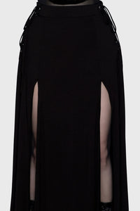 Hellverina Split Maxi Skirt