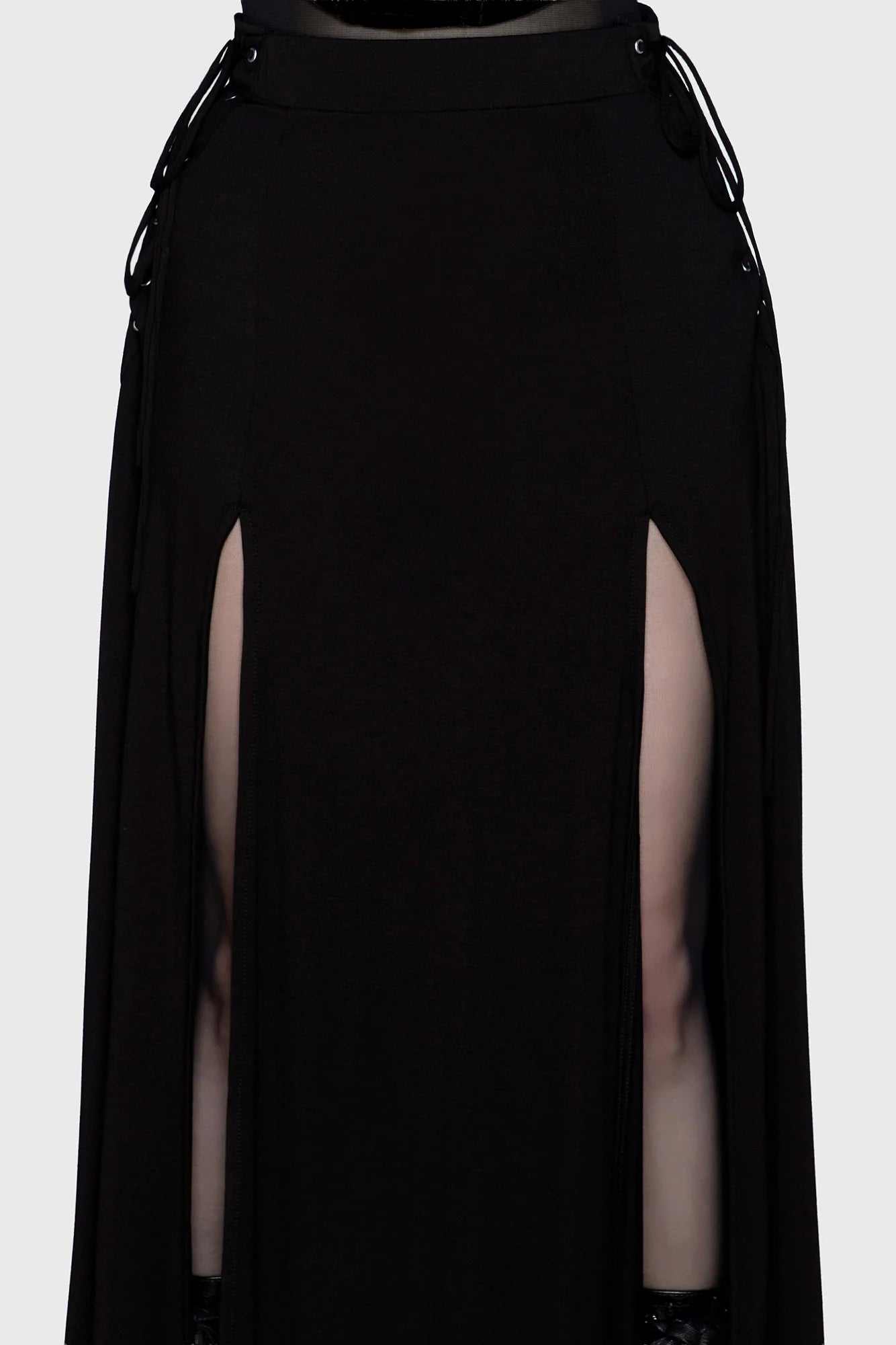 Hellverina Split Maxi Skirt