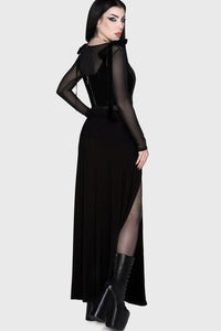 Hellverina Split Maxi Skirt