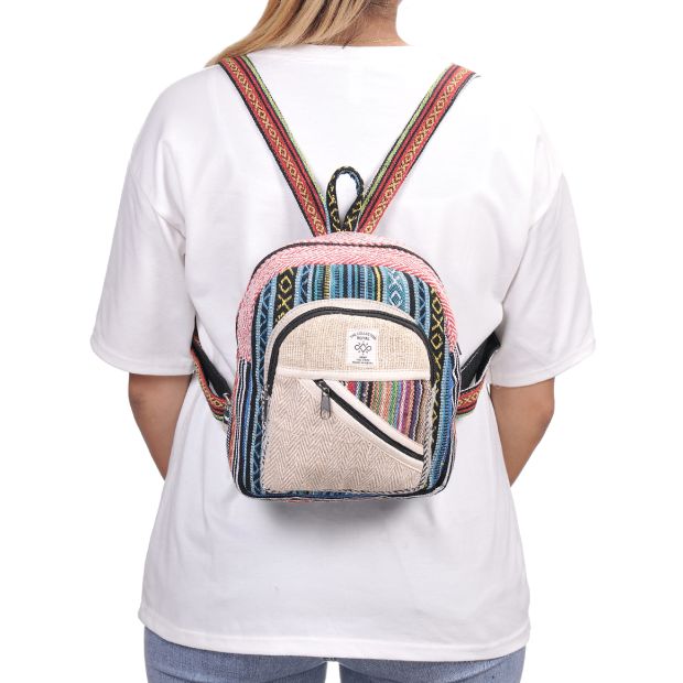 Hemp & Cotton Mini Back Pack