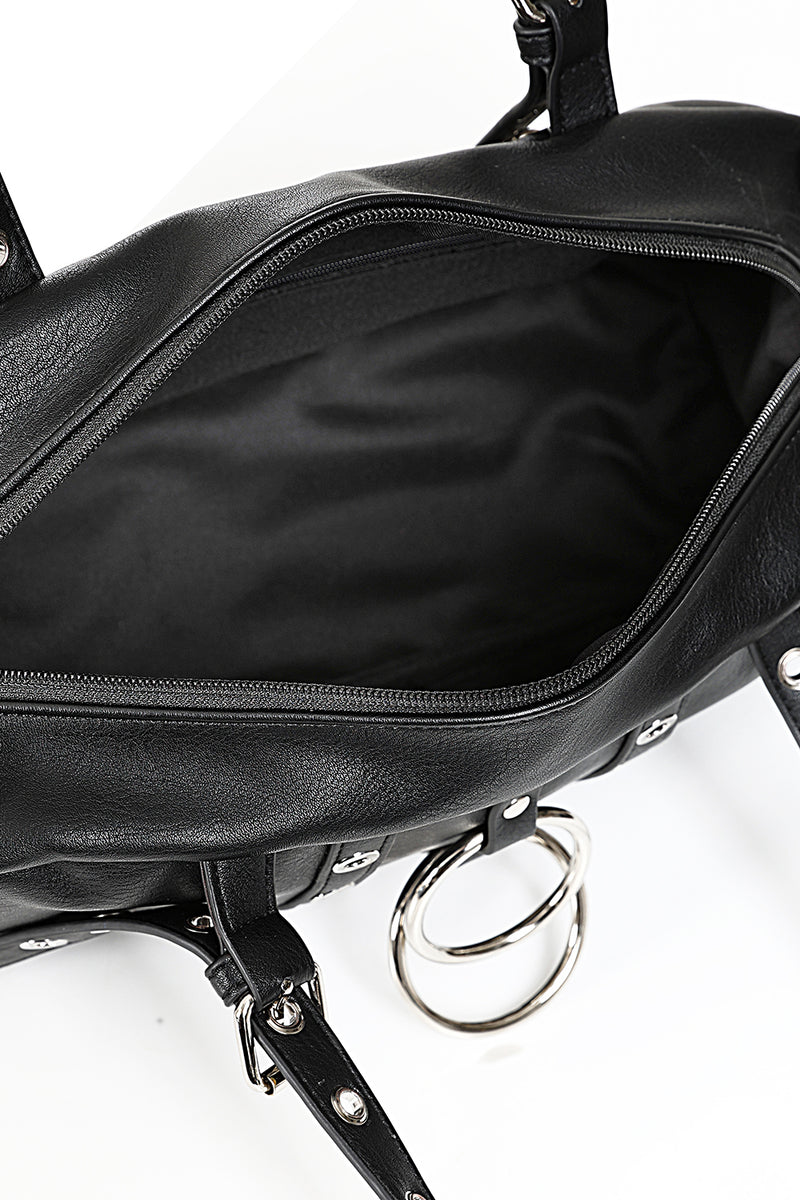 Hexy Glam Black Handbag