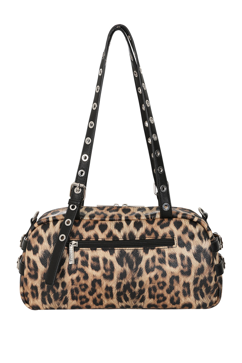 Hexy Glam Leopard Handbag