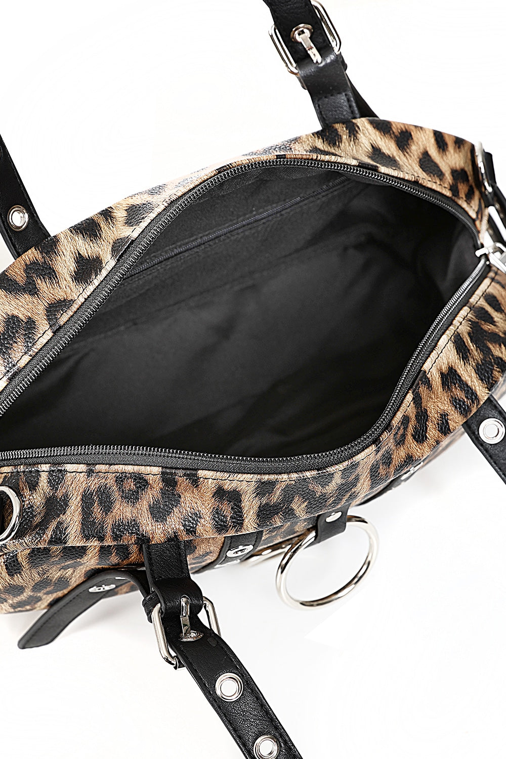 Hexy Glam Leopard Handbag