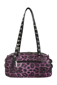 Hexy Glam Pur Leopard Handbag