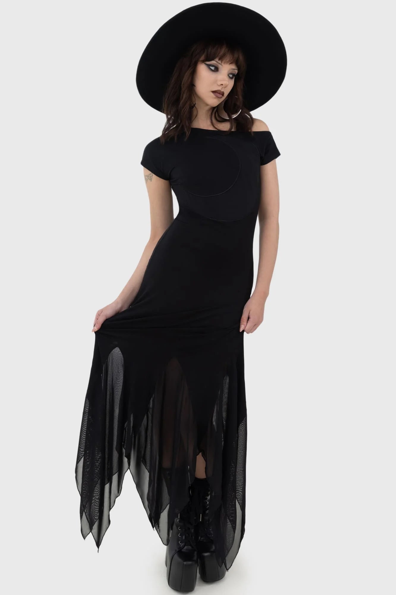 dress hollow maxi Neal Sleeveless Hollow Out Maxi Dress
