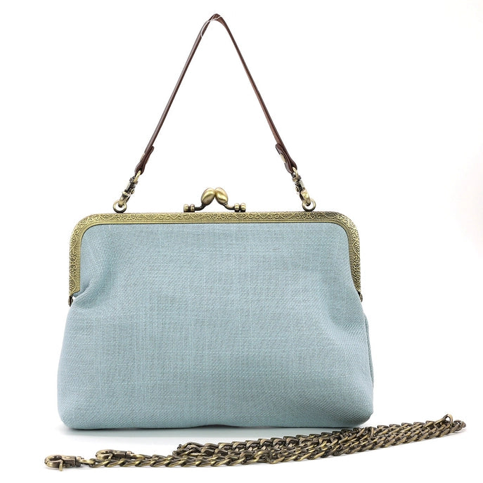 Frog in Lily Pond KissLock Bag