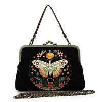 Luna Butterfly Kisslock-Black