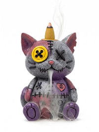 Incense Burner- Cat Voodoo Back