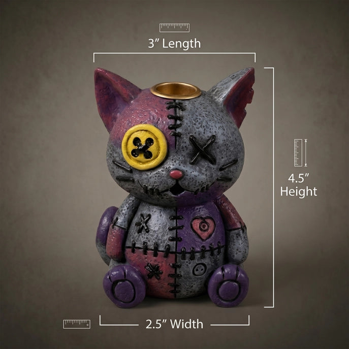 Incense Burner- Cat Voodoo Back