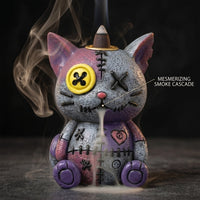 Incense Burner- Cat Voodoo Back