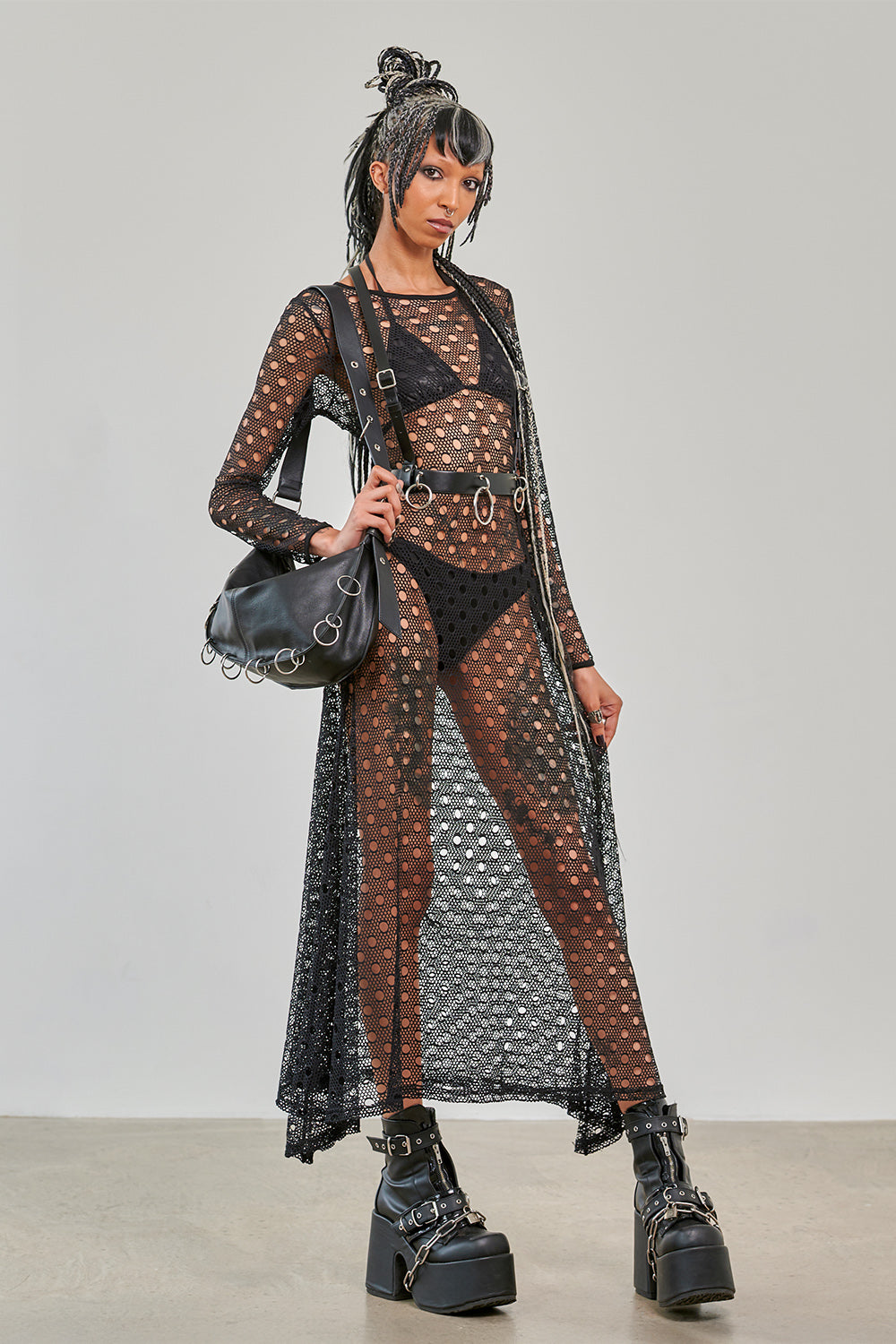 Iron Halo Hobo Bag BLK