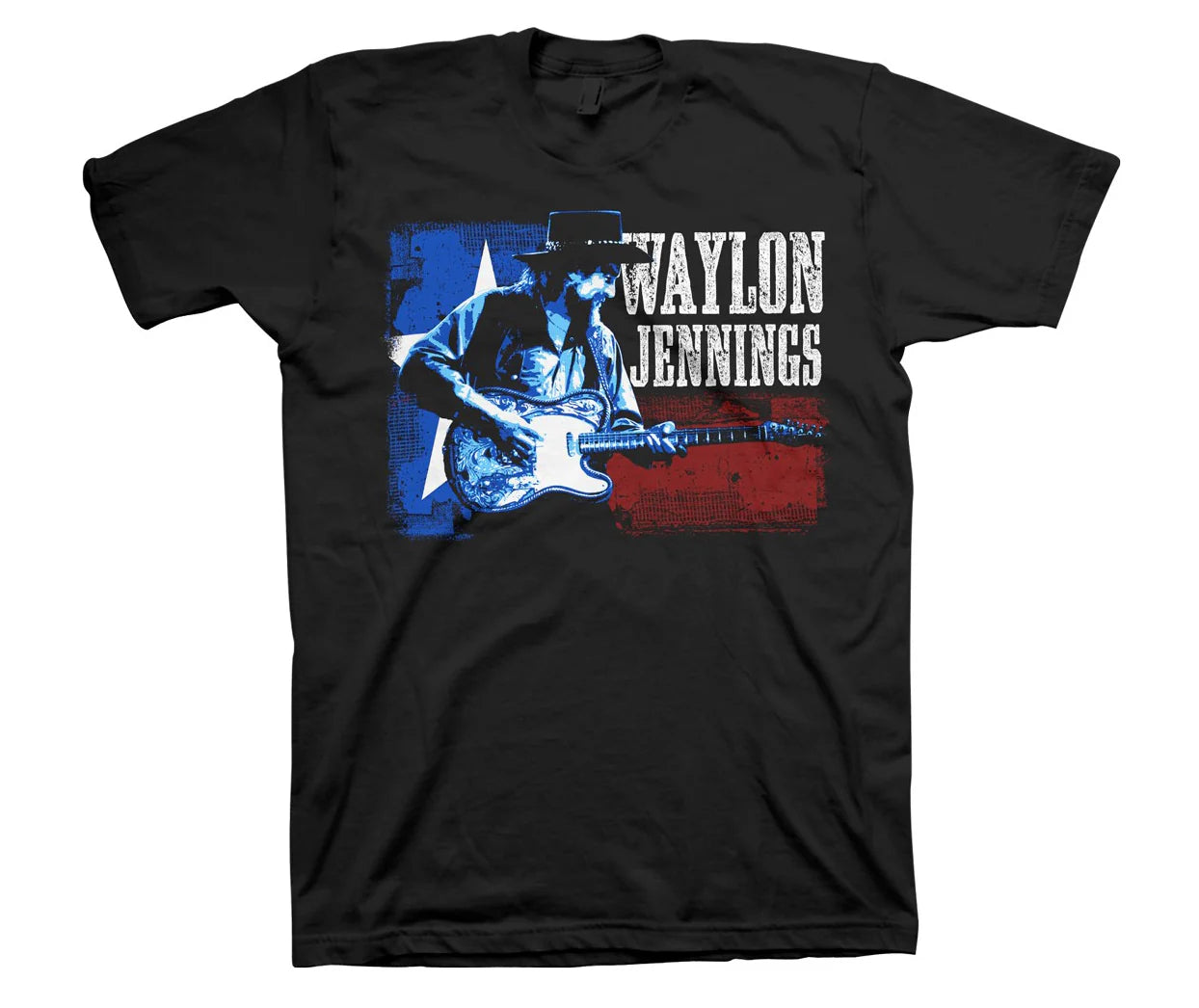Waylon Jennings Red, White and