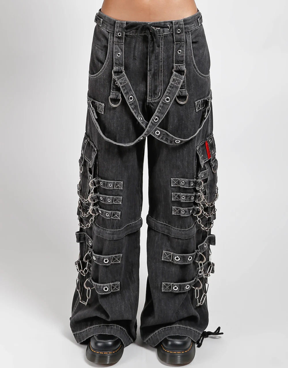 Devil Skull Blk Denim