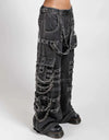 Devil Skull Blk Denim