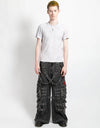 Devil Skull Blk Denim