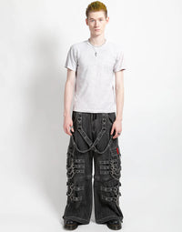 Devil Skull Blk Denim