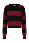 Black Burgundy Elara Sweater
