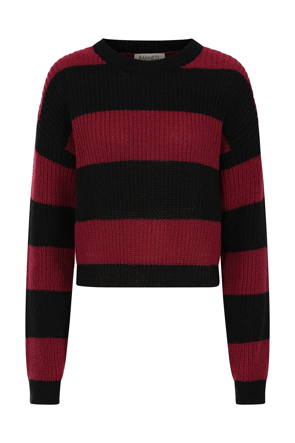 Black Burgundy Elara Sweater