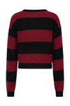 Black Burgundy Elara Sweater