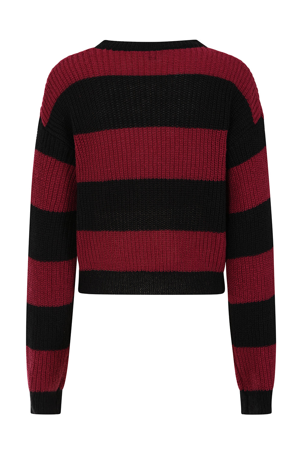 Black Burgundy Elara Sweater