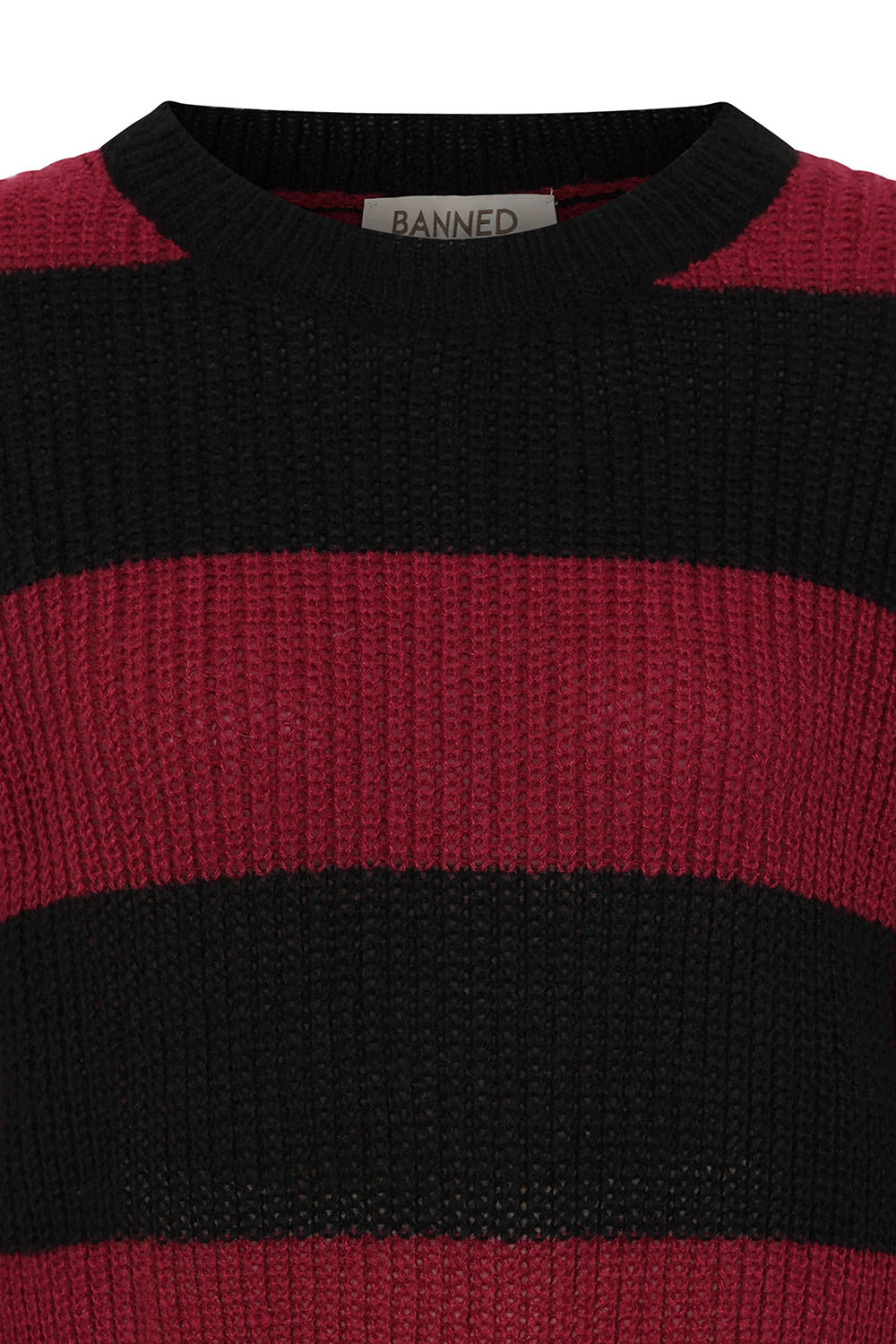 Black Burgundy Elara Sweater