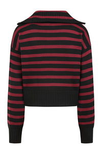 Zima Jumper Blk/Burgundy