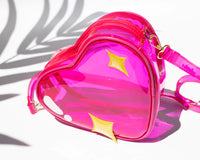 Jelly Handbag Sparkly Heart