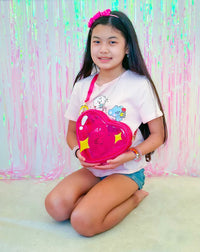 Jelly Handbag Sparkly Heart