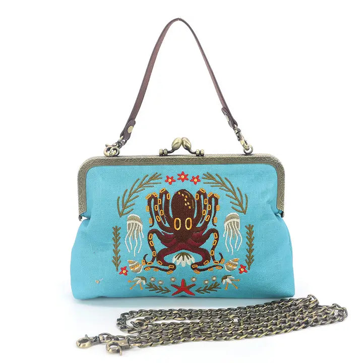 Octopuss Kisslock Bag