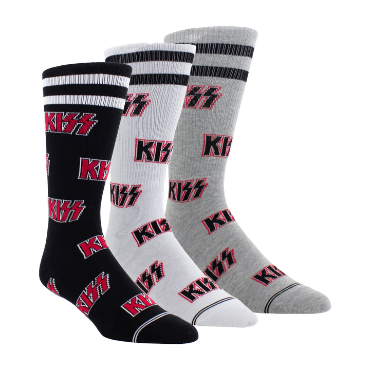 Kiss 3-pack Crew Socks