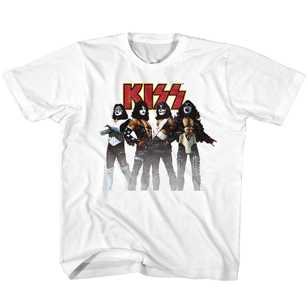 Kiss Band on White