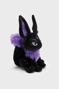 Kitsune Plush Blk/Purple